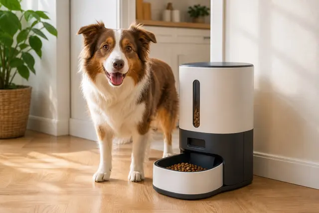 Bästa foderautomaten för hund 2026 – timer, app & kamera