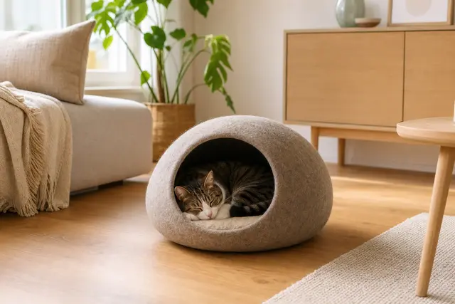 Kattbäddar & kattgrottor